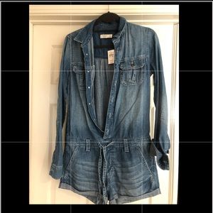 Abercrombie denim romper